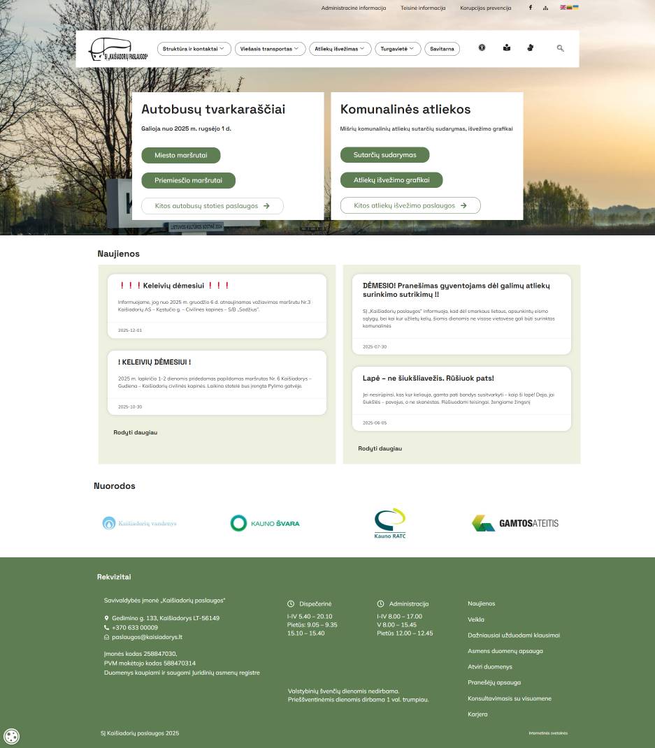 Serviços de Kaišiadorys