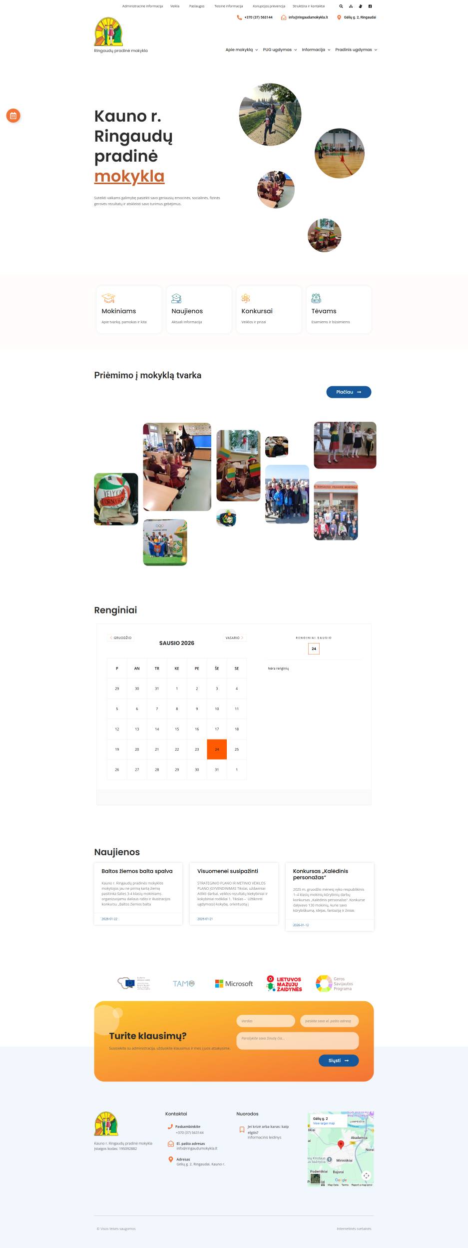 Escola Primária de Ringaudai no Distrito de Kaunas