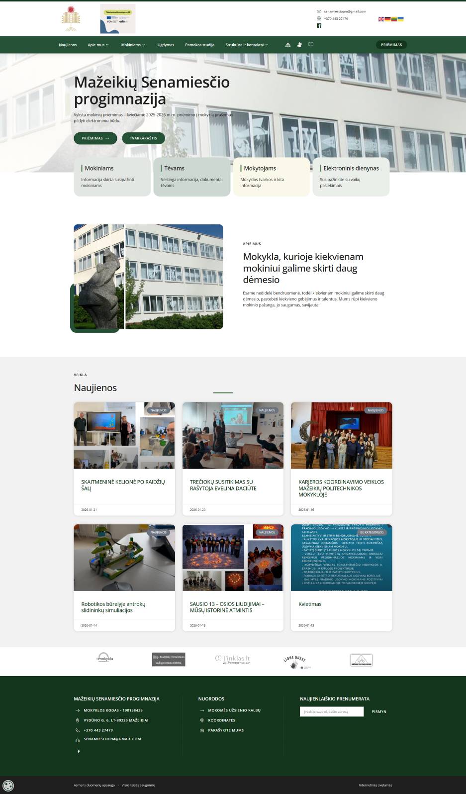 Escola Secundária Progymnasium do Centro Histórico de Mažeikiai