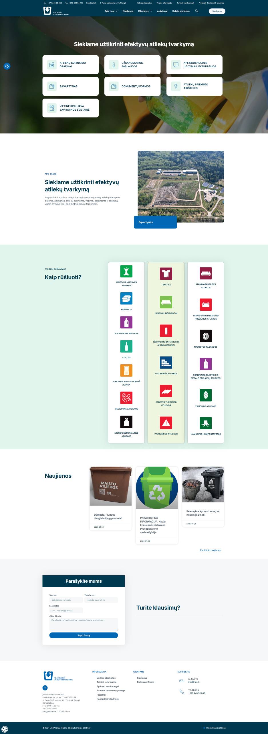 Centro de Gestão de Resíduos da Região de Telšiai